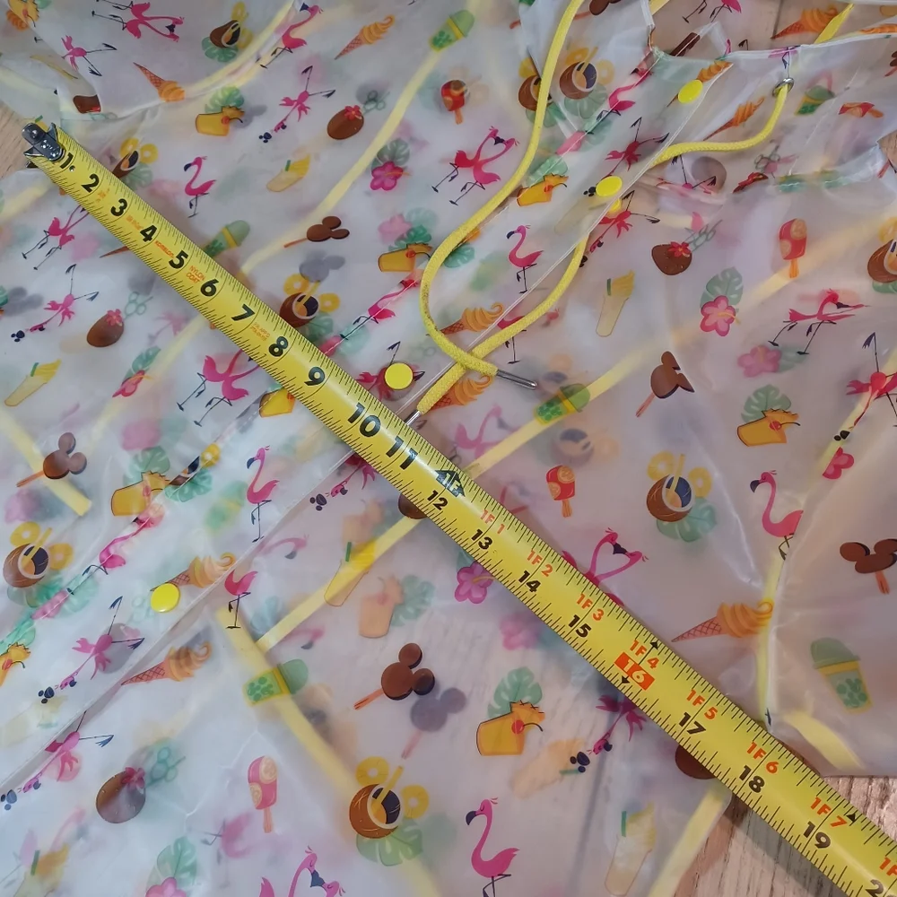 DISNEY PARKS CLEAR RAIN COAT SIZE XS - Picture 10 of 15